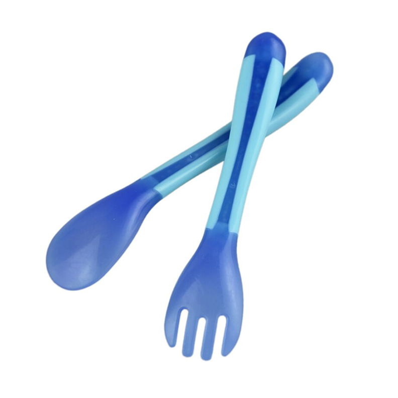 Set Cubiertos Servicio Para Comer Tenedor Cuchara Bebe Niños-3