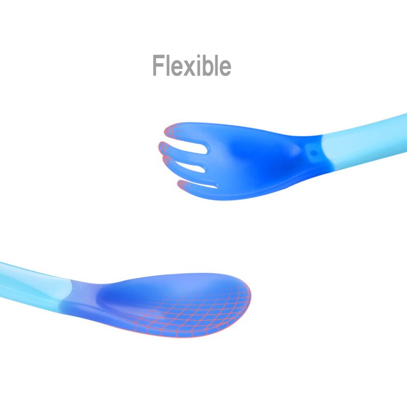 Set Cubiertos Servicio Para Comer Tenedor Cuchara Bebe Niños-1