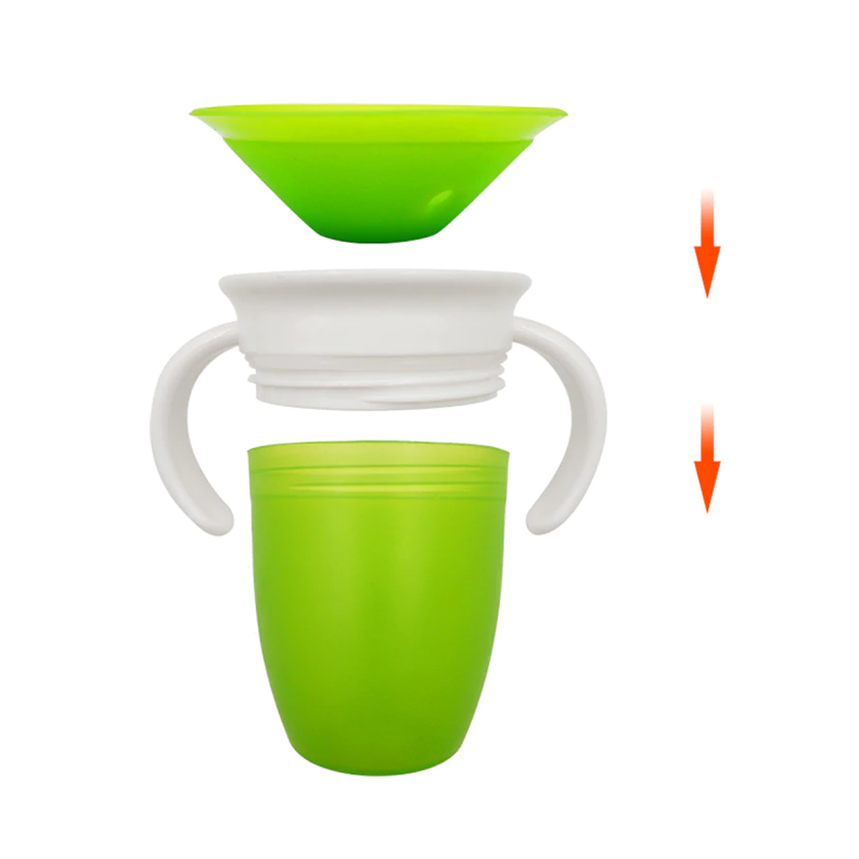 Taza Antiderrame Vaso Mágica 360 Antiderrame Para Bebe Niños-2