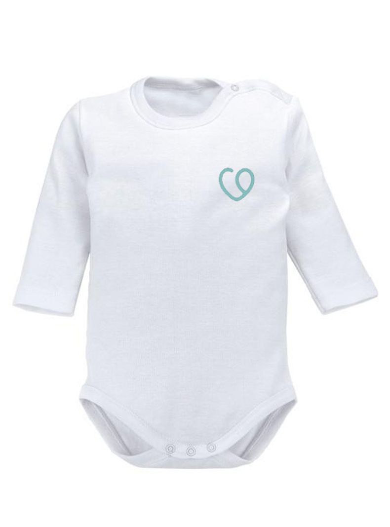 Tripack Body Manga Larga Unisex Blanco Bambino Ropa Bebe-1