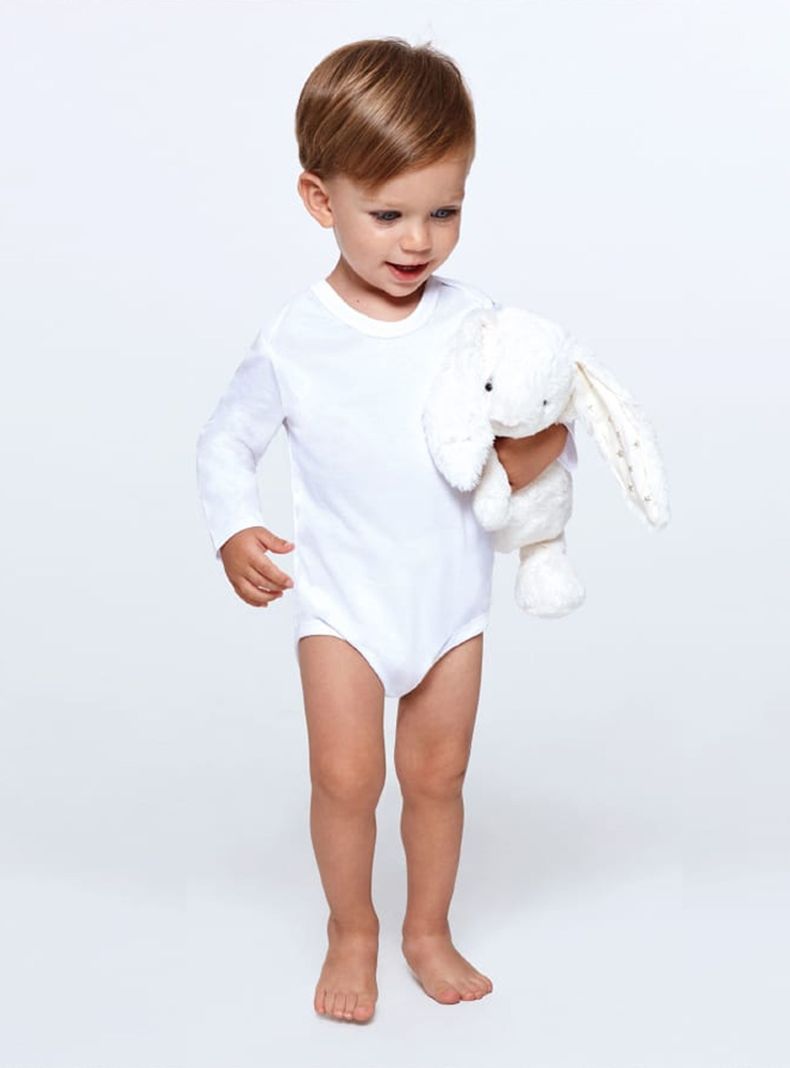 Tripack Body Manga Larga Unisex Blanco Bambino Ropa Bebe-2