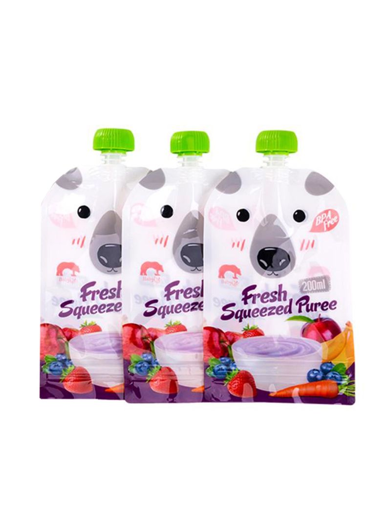 Bolsa De Alimentación Reutilizable Squeeze Para Papilla Bebe-0