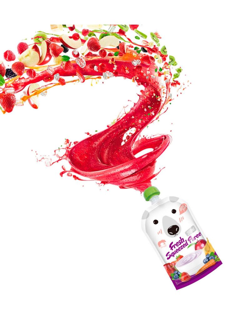 Bolsa De Alimentación Reutilizable Squeeze Para Papilla Bebe-3
