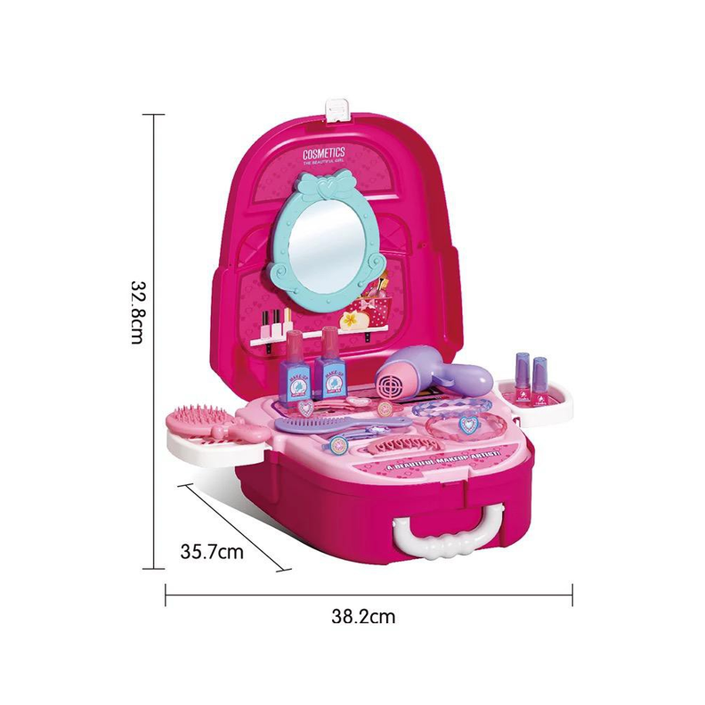 Maleta De Juegos 4en1 Set Salon Belleza Cosmetiquero Tocador-3