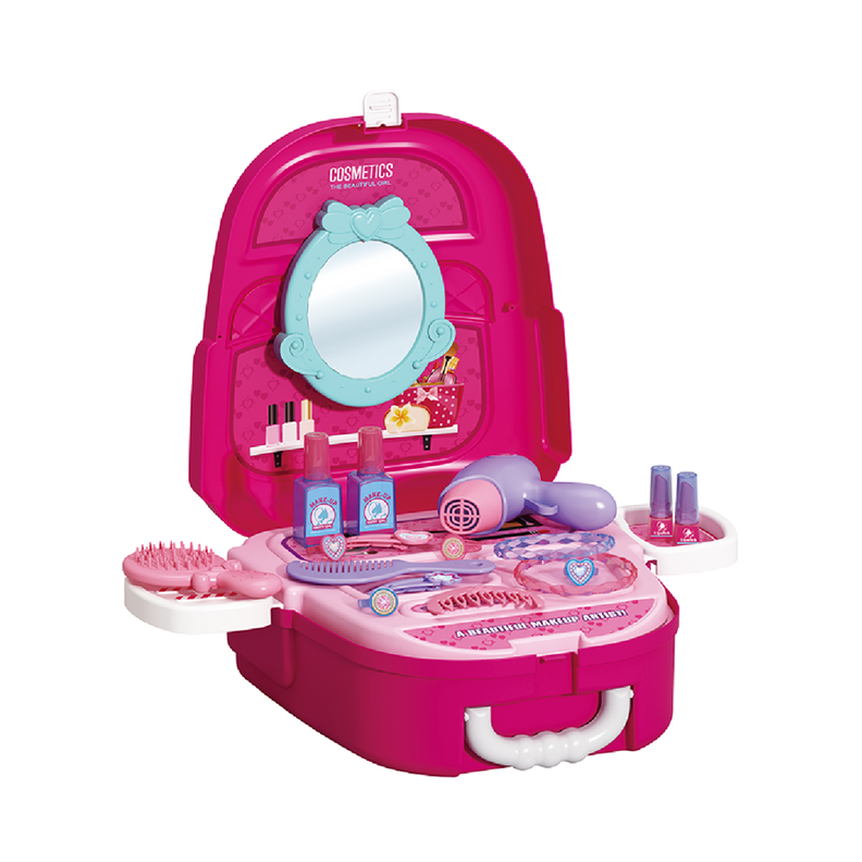 Maleta De Juegos 4en1 Set Salon Belleza Cosmetiquero Tocador-0