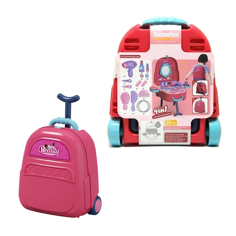 Maleta De Juegos 4en1 Set Salon Belleza Cosmetiquero Tocador-4
