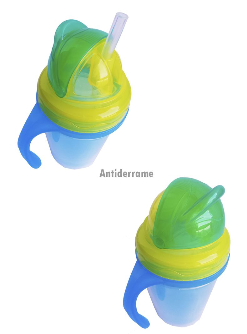Vaso Entrenamiento Con Bombilla Asas Antiderrame Bebe Niños-1