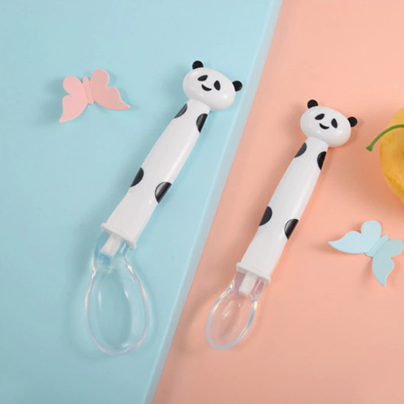 Cucharas De Silicona Suave Para Bebés Alimentos Libre De Bpa-1