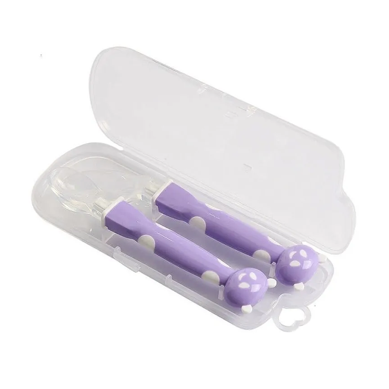 Cucharas De Silicona Suave Para Bebés Alimentos Libre De Bpa-2
