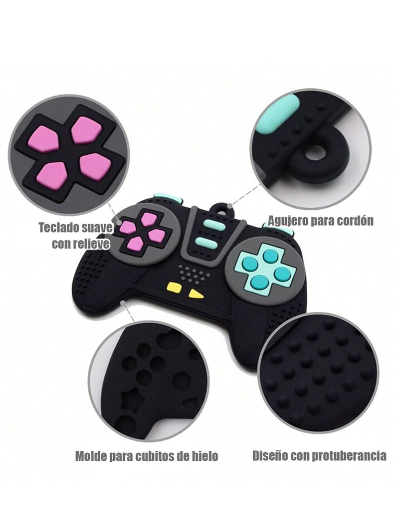 Mordedor Sensorial Silicona Control Play Nintendo Denticion Bebe-3