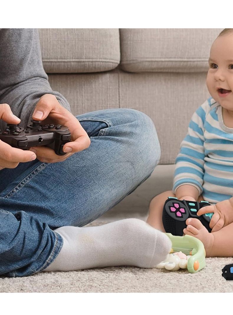 Mordedor Sensorial Silicona Control Play Nintendo Denticion Bebe-4