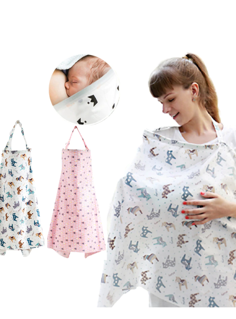 Manta Lactancia Bebe Pañuelo Toalla Con Mosquitera Multiuso-2