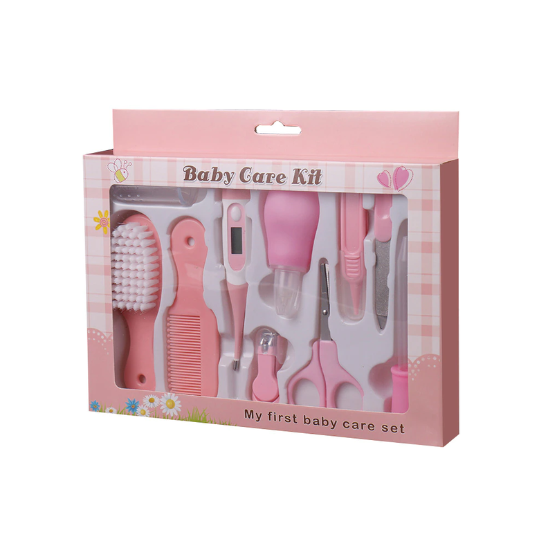 Set Cuidados Bebe 10 En 1 Manicure Peine Termometro Medicina-1