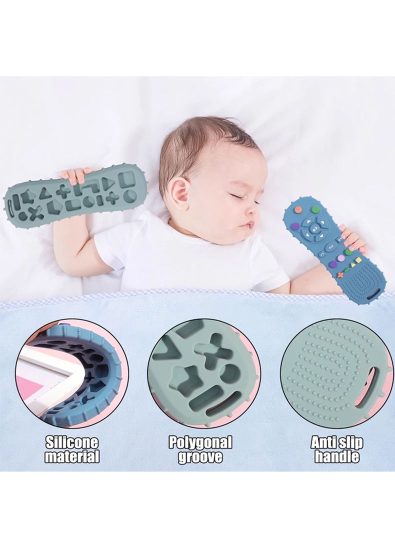 Mordedor Sensorial Silicona Control Remoto Denticion Bebe-2