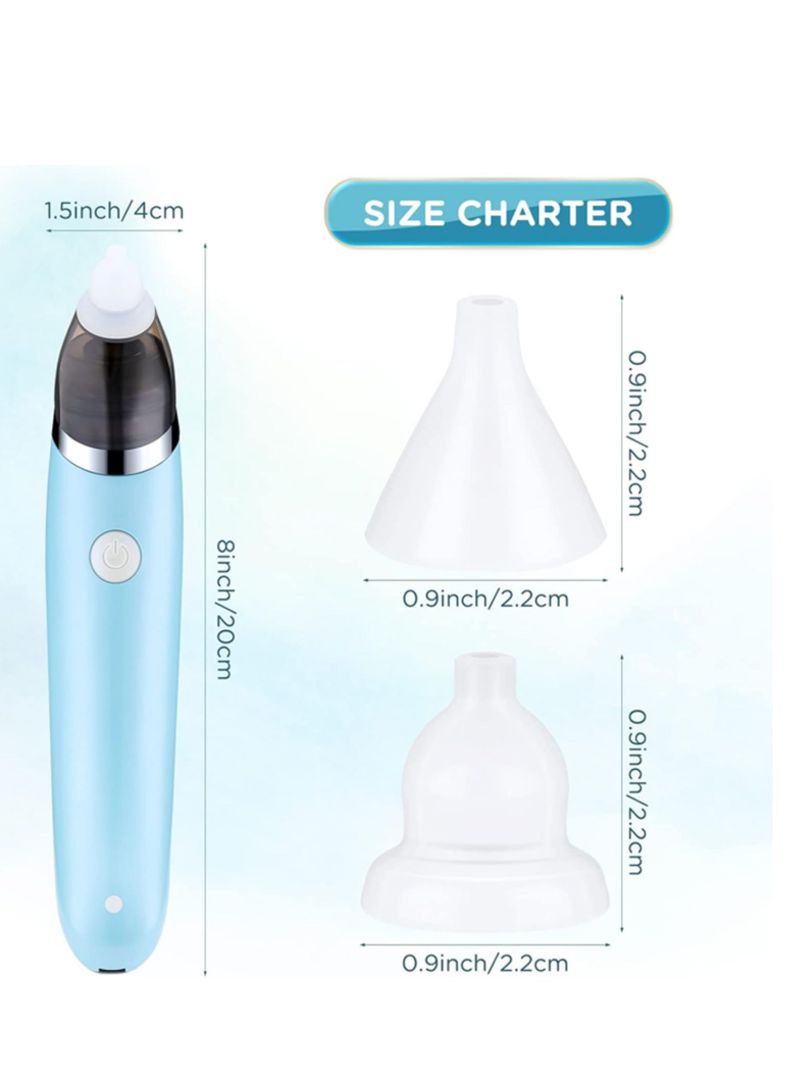 Aspirador Nasal Electrico Para Bebe Saca Mocos Recargable -2