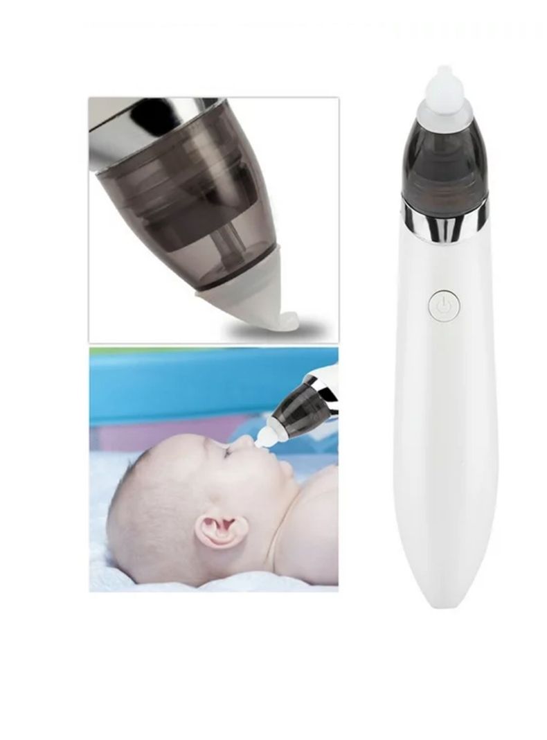 Aspirador Nasal Electrico Para Bebe Saca Mocos Recargable -4