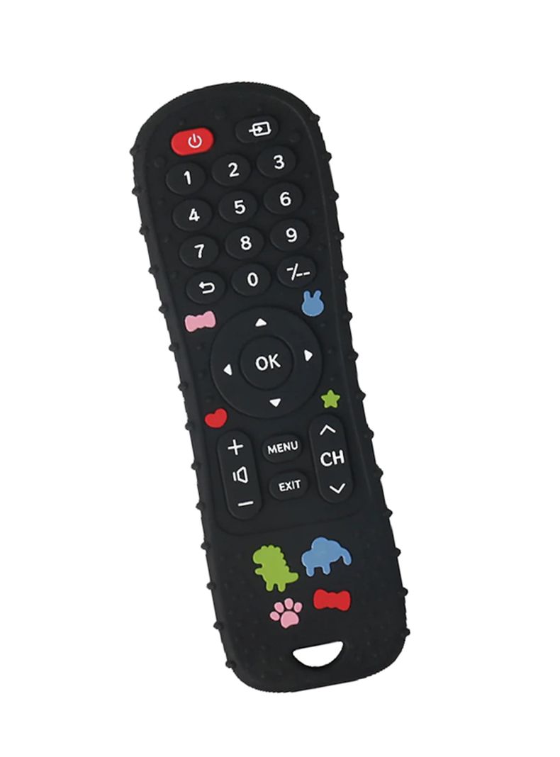 Mordedor Sensorial Silicona Control Remoto Tv Denticion Bebe-0