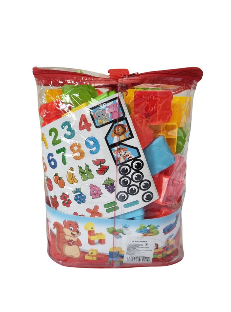 Mochila Bloques Armables Para Niños Mochila Juguetes 70pzs-1