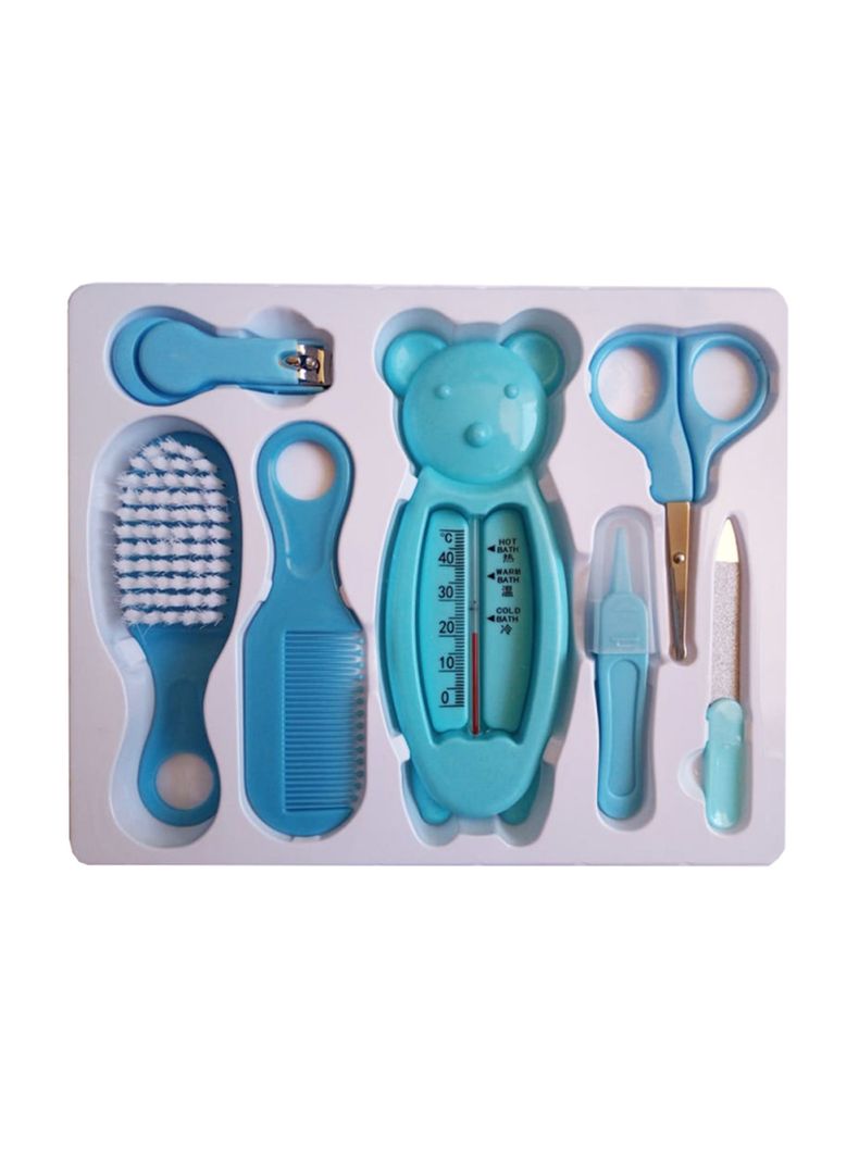 Set Manicure Cuidados Bebe 7 En 1 Cortauñas Peine Termometro-2