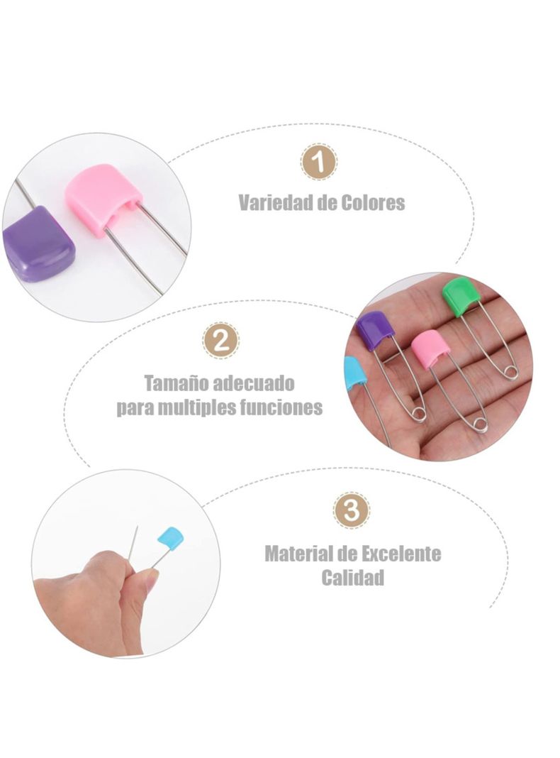 Pin Imperdible Alfiler De Gancho Para Ropa Bebe Pañal Guagua-1