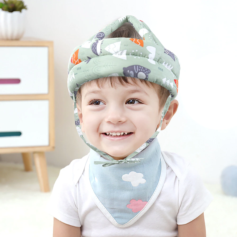 Casco Proteccion Seguridad Para Bebe Gorro Antigolpe Gateo-3
