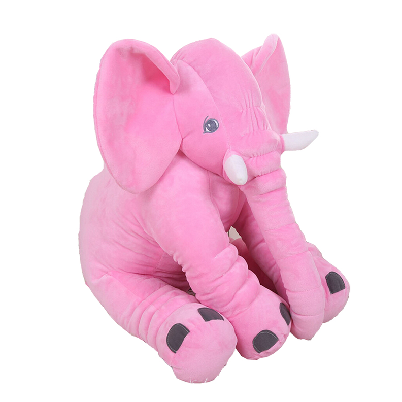 Almohada Peluche Apego Elefante Felpa Cojín Para Niños Bebe-0