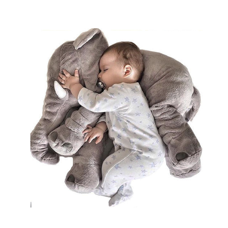 Almohada Peluche Apego Elefante Felpa Cojín Para Niños Bebe-2