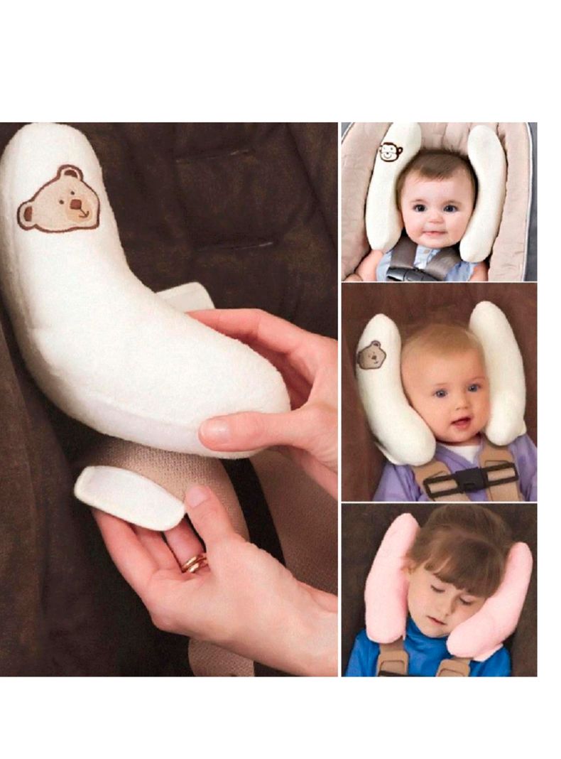 Cojin Apoya Cabeza Cuello Para Asiento De Auto Guagua Bebe -6