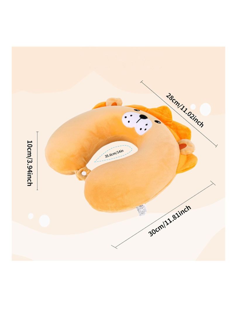 Almohada Cojin U Cuello Cervical Felpa Diseños Viaje Niños-2