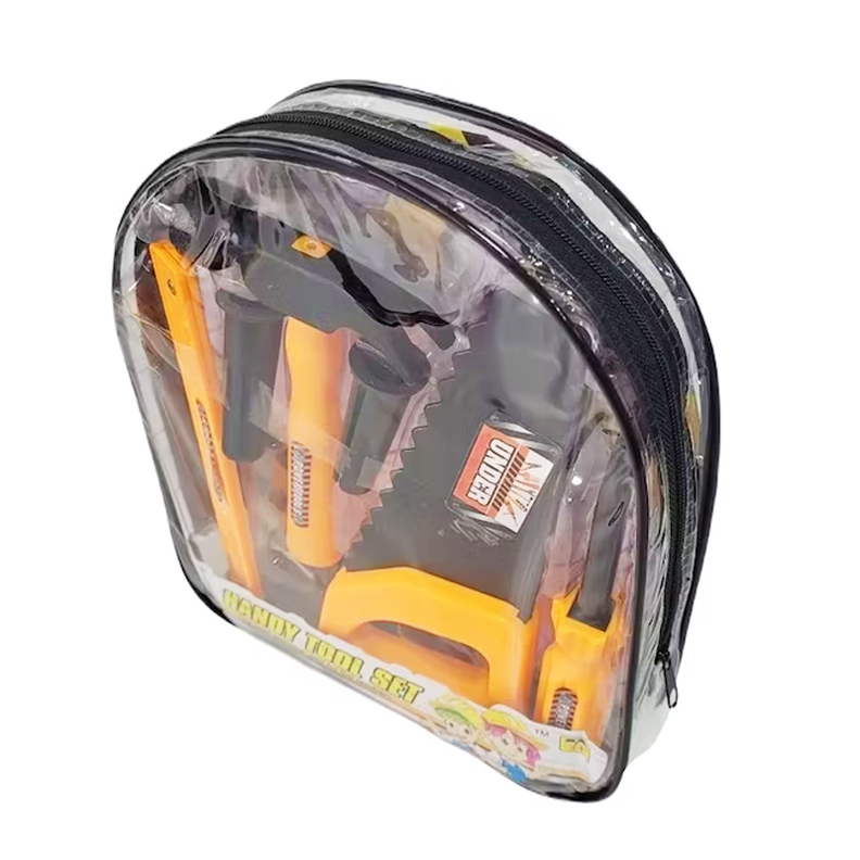Juguete Mochila Herramientas Carpintero Para Niños 7pzas-2