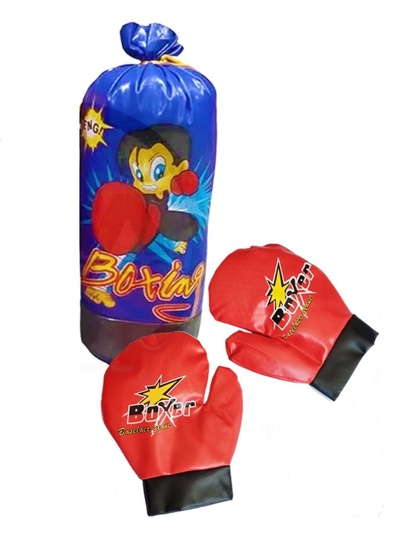 Set Boxeo De Juguete Infantil Saco + 2 Guantes-0