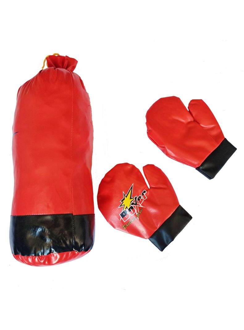 Set Boxeo De Juguete Infantil Saco + 2 Guantes-1