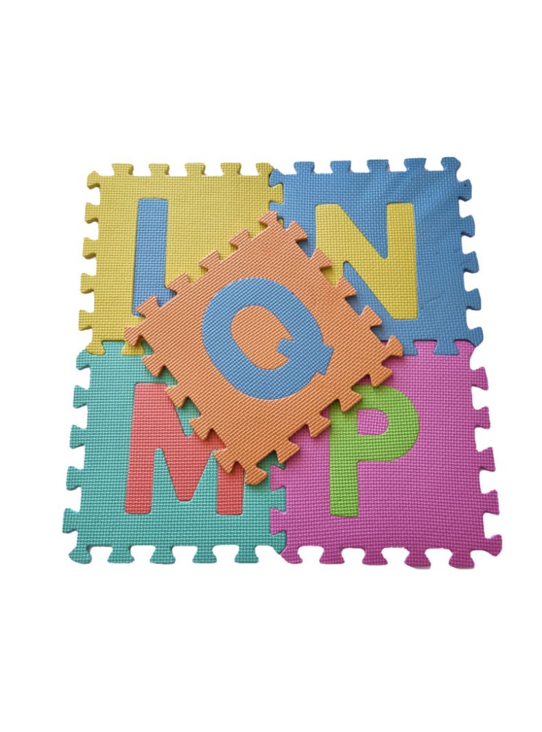 Pack Piso Puzzle Alfombra Goma Eva Antigolpes Letras Bebe-2