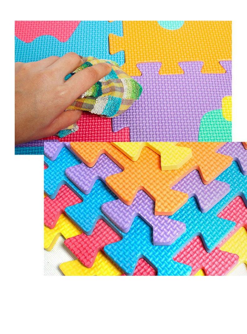 Pack Piso Puzzle Alfombra Goma Eva Antigolpes Letras Bebe-5