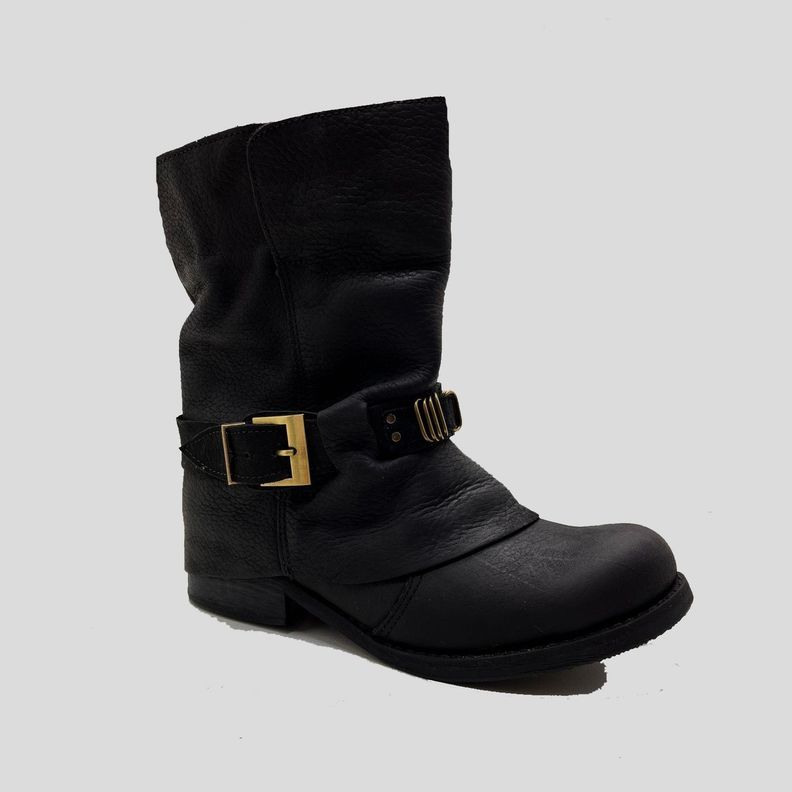 BOTIN COLOMBA CUERO NEGRO AMANO SHOES-1