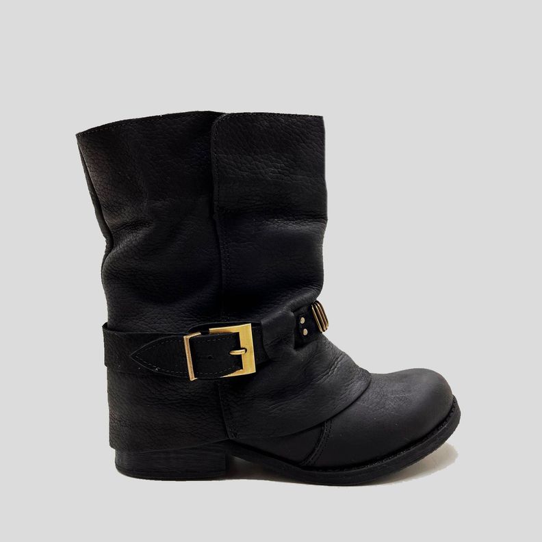 BOTIN COLOMBA CUERO NEGRO AMANO SHOES-0