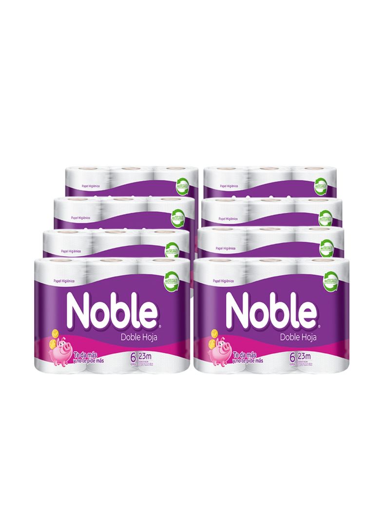 Papel higiénico Noble 6 unidades-0