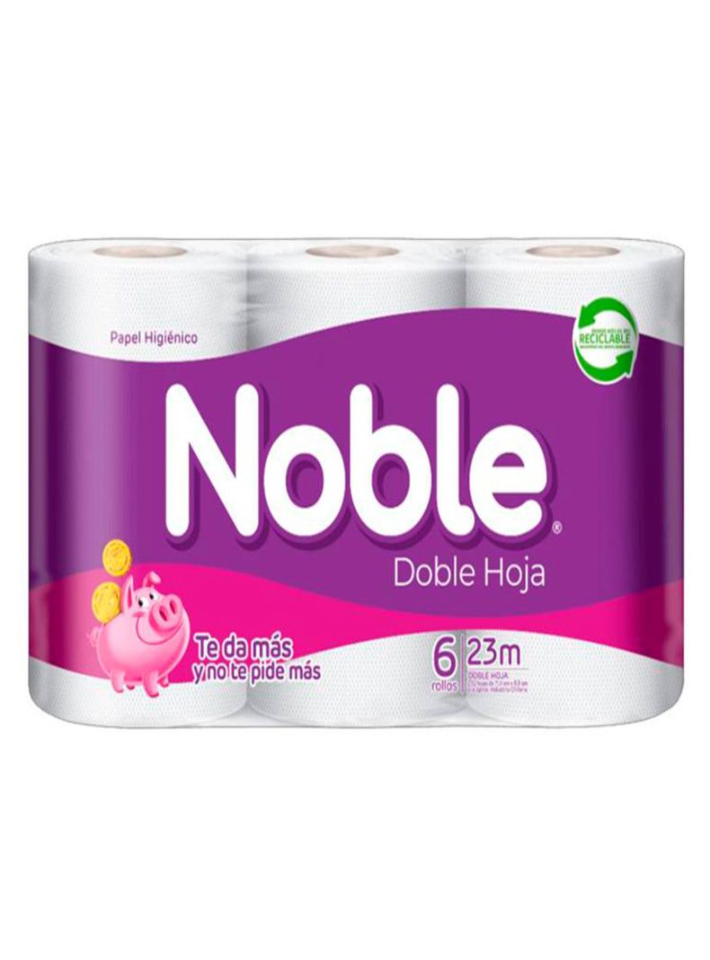 Papel higiénico Noble 6 unidades-1