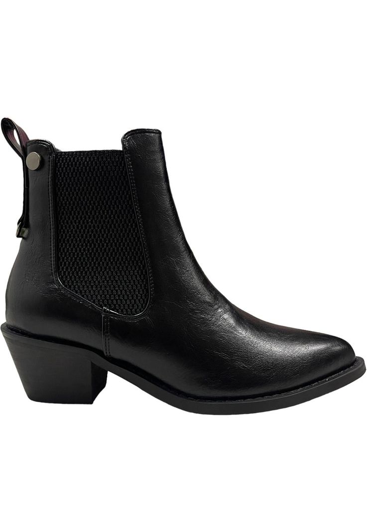 Botin Mujer Negro Lax Detogni-0