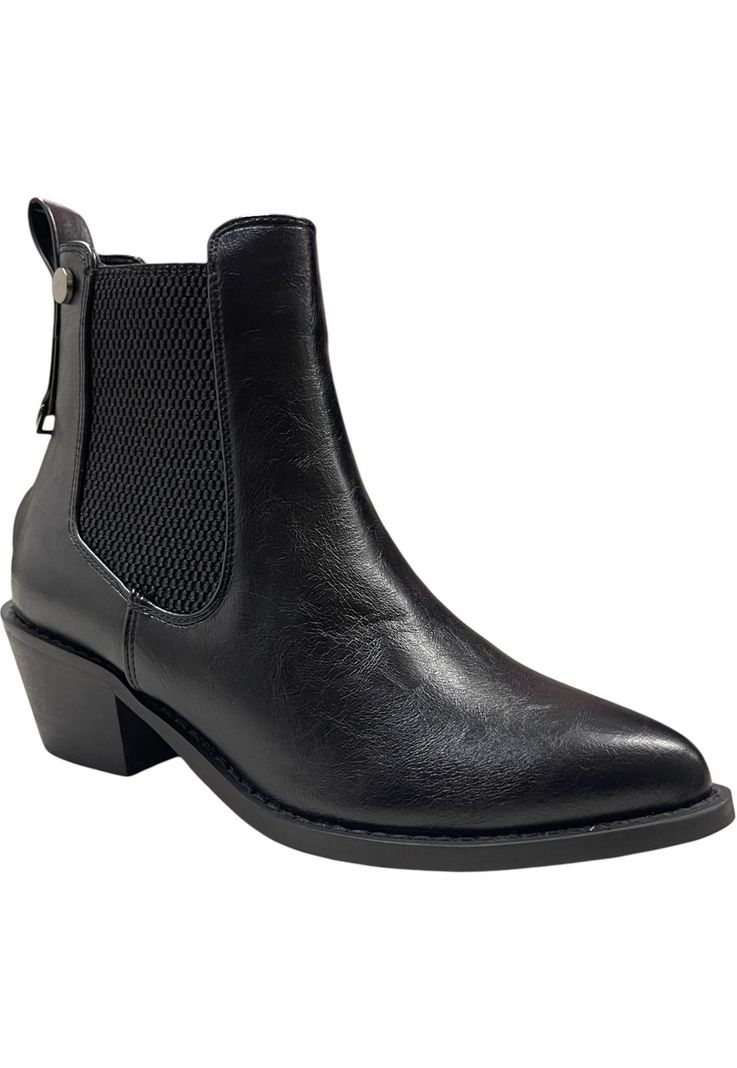 Botin Mujer Negro Lax Detogni-1