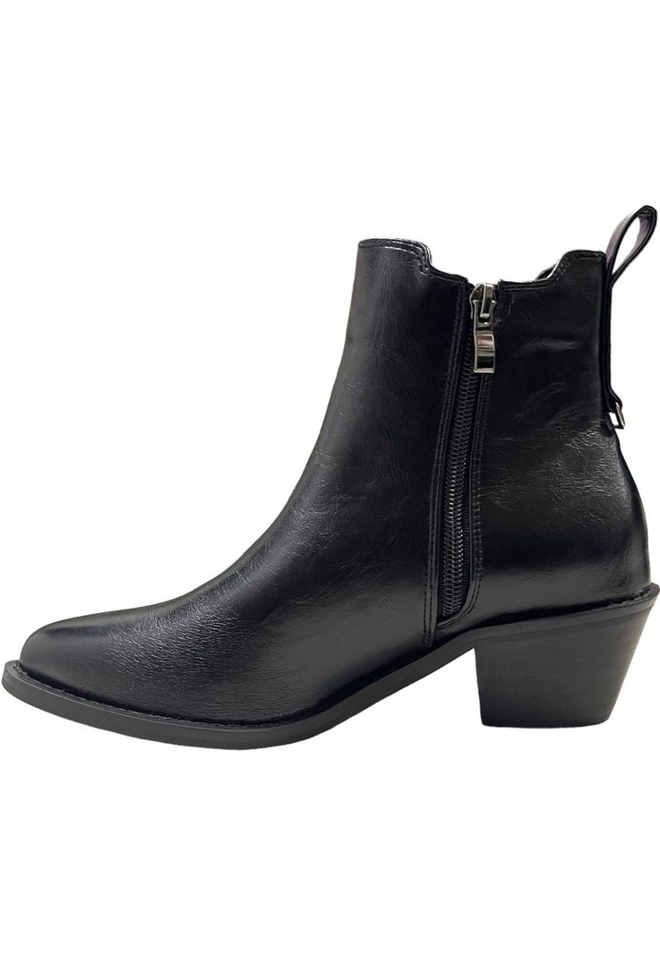 Botin Mujer Negro Lax Detogni-2