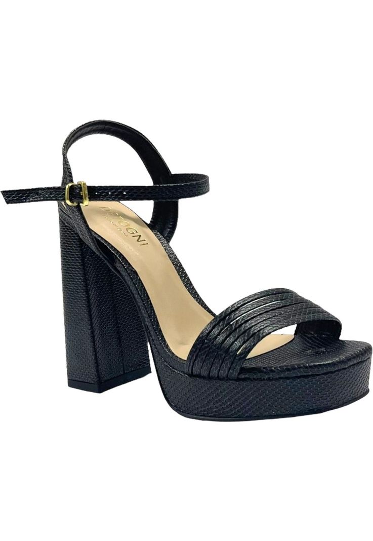 Sandalia Mujer Negro Luciana Detogni-1