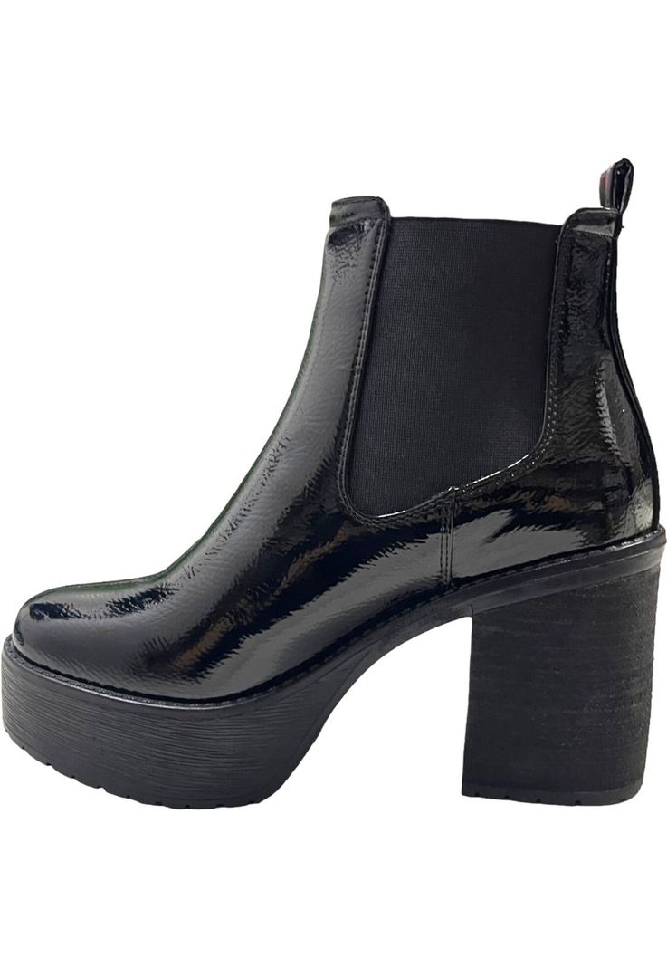 Botin Mujer Negro Valencia Detogni-2
