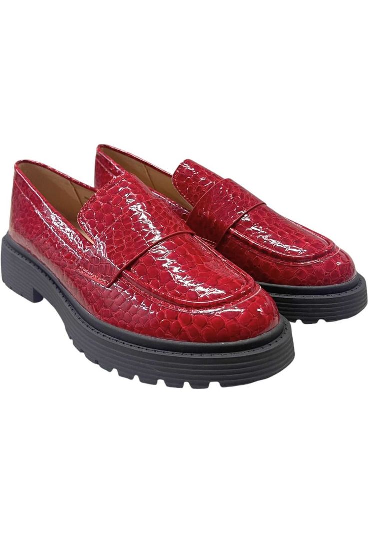 Zapato Mujer Rojo Roxana Detogni-3