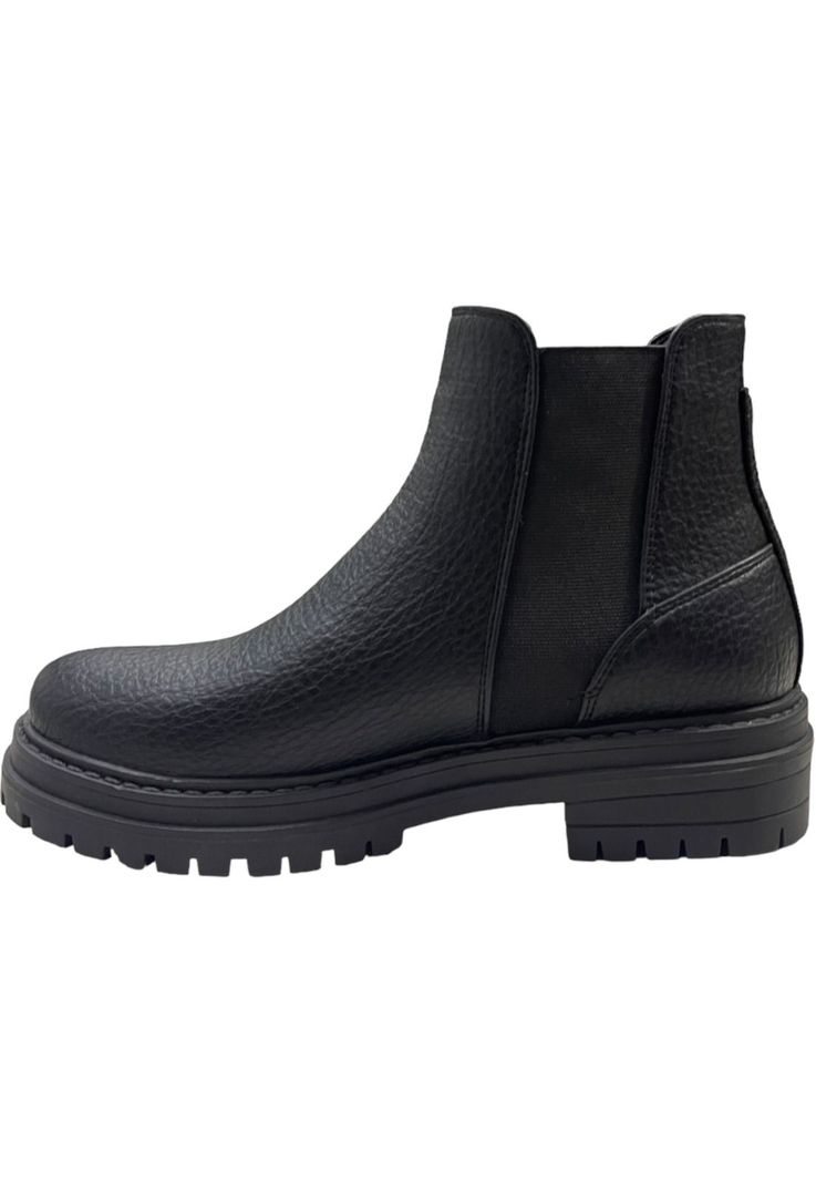 Botin Mujer Negro Roma Detogni-2
