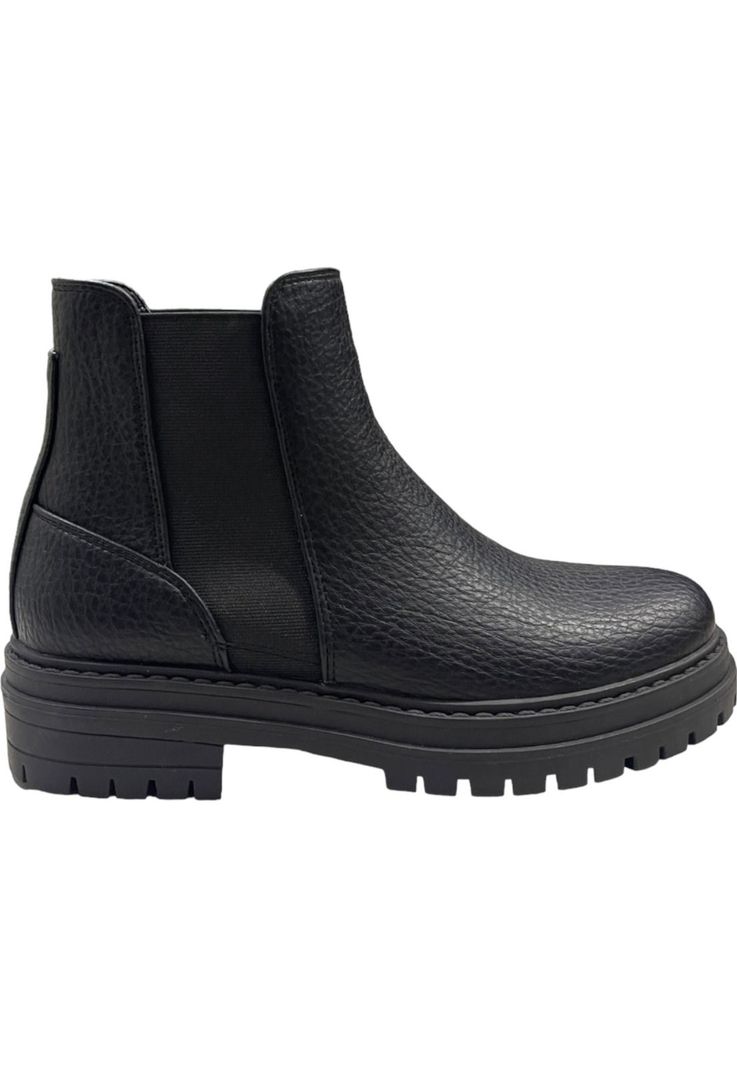 Botin Mujer Negro Roma Detogni-0