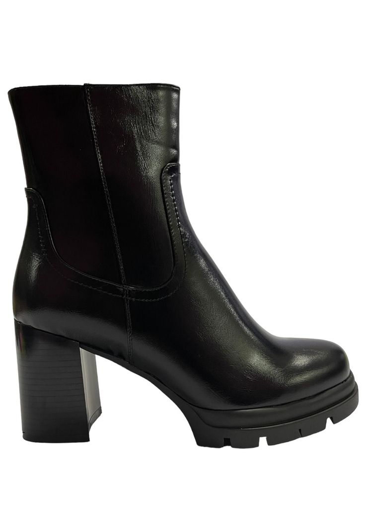 Botin Mujer Negro Bilbao Detogni