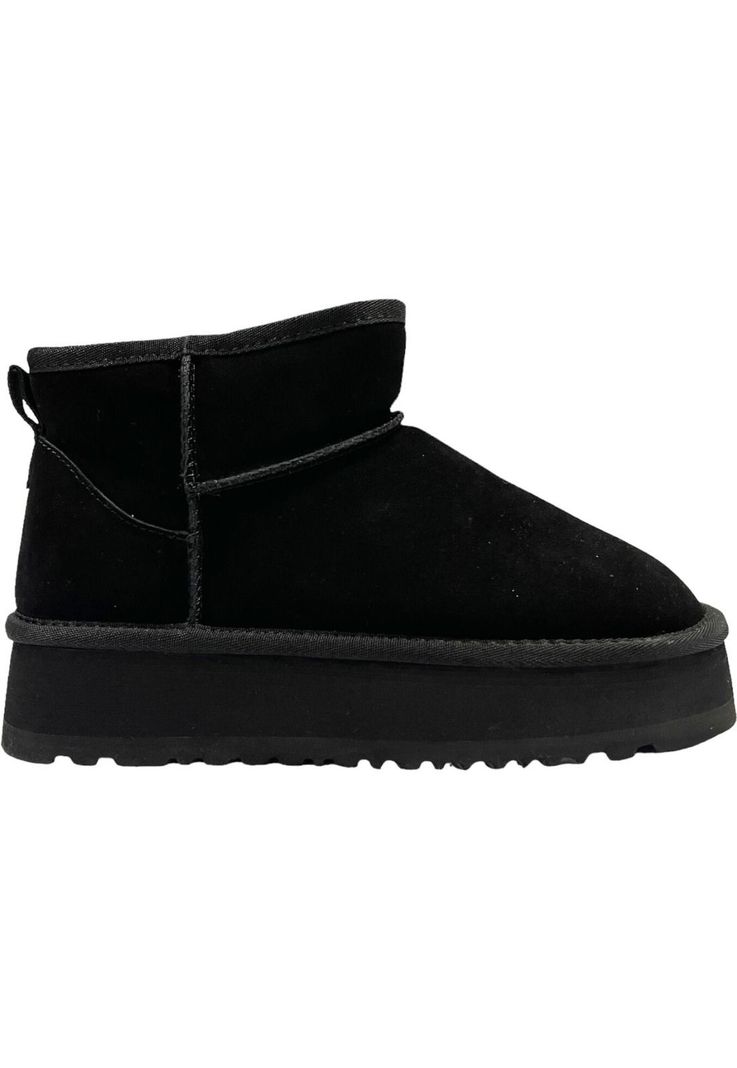 Botin Cuero Mujer Negro San Francisco Detogni