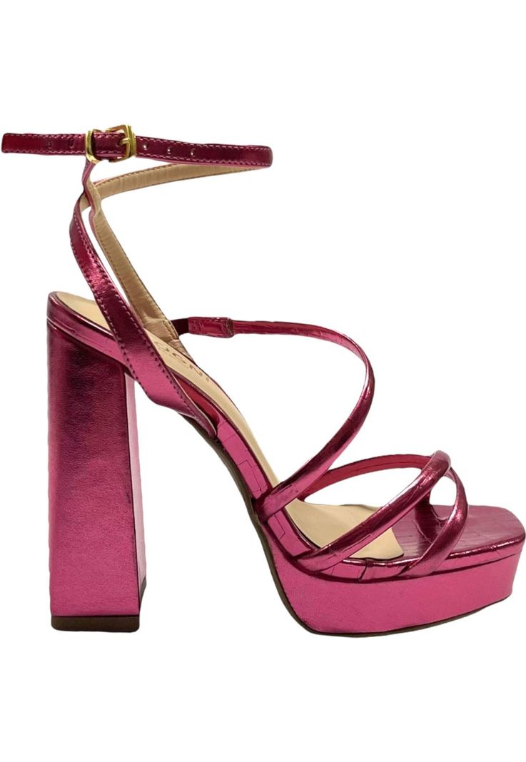Sandalia Mujer Fucsia Gisele Detogni