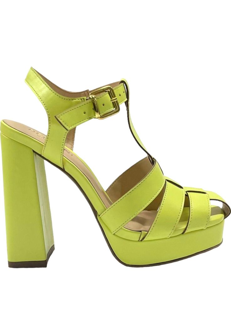 Sandalia Mujer Verde Luana Detogni